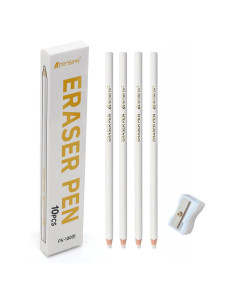 Juego de Gomas de Lápiz Magic Diary - 10 Piezas Blancas