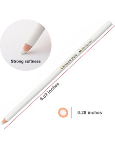 Juego de Gomas de Lápiz Magic Diary - 10 Piezas Blancas 2