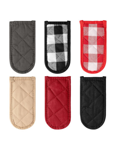 6 Fundas de Mango Caliente R CABALLO Algodón Resistentes al Calor