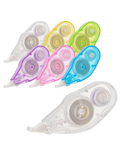 Cinta Correctora CUXFLS 6 Piezas 19.7m Blanca Secado Rápido