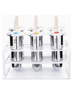 Molde para Paletas Onyx de Acero Inoxidable 18/8, Set de 6