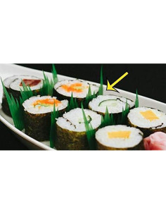 Separador de Césped para Sushi JapanBargain 2052 - 200 Piezas 2