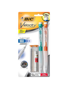 Lápices Mecánicos BIC Velocity Max 0.7mm, Paquete de 2