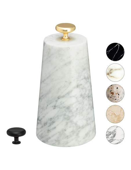 Tope de puerta decorativo DECOREALM de mármol Carrara 2.27 kg