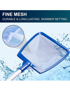 Red de Skimmer de Mano POOLAZA para Spa y Piscina 39.6x26.9cm 2