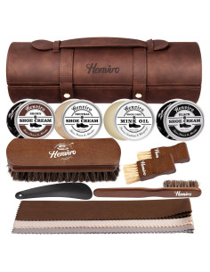 Kit de Cuidado de Zapatos de Cuero Henviro - 3 Colores