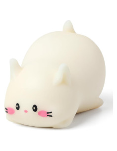 Pelota de Estrés Aplastable AiSiXin Gato Blanco 9.65x6.22cm