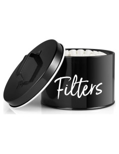 Soporte para Filtros de Café DRASTAR Negro con Tapa