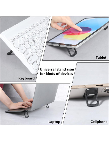 Soporte Plegable para Teclado XLIUAX - Elevador Ergonómico Negro