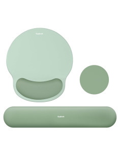 Set Reposamuñecas Ergonómico 3 en 1 Shantou Verde