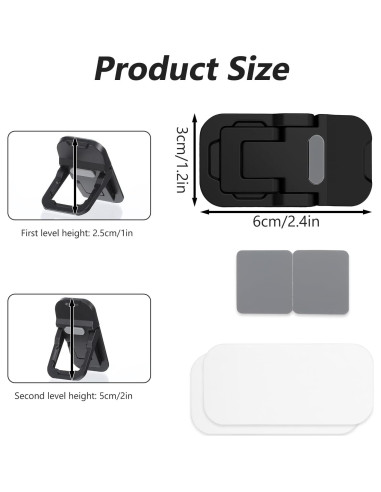 Soporte Plegable para Teclado XLIUAX - Elevador Ergonómico Negro