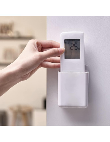 Soporte de Control Remoto Mewuthede 2 Piezas Blanco Compacto