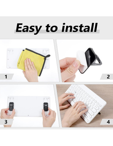 Soporte Plegable para Teclado XLIUAX - Elevador Ergonómico Negro