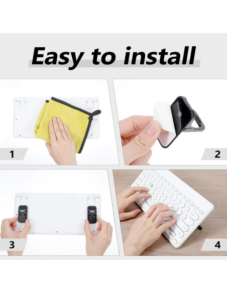 Soporte Plegable para Teclado XLIUAX - Elevador Ergonómico Negro