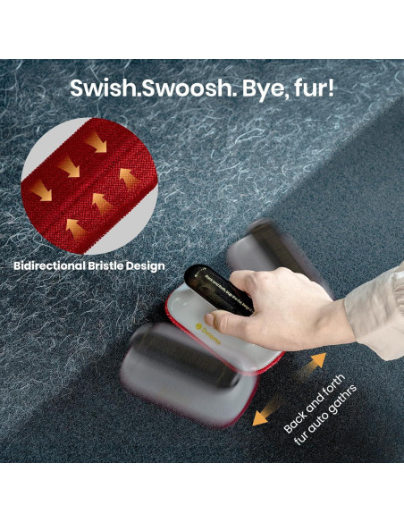 DELOMO Removedor de Pelo de Mascota para Auto 12x7 cm