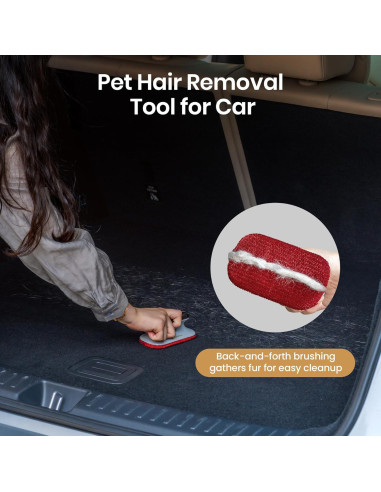 DELOMO Removedor de Pelo de Mascota para Auto 12x7 cm