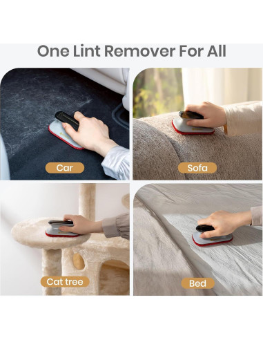 DELOMO Removedor de Pelo de Mascota para Auto 12x7 cm