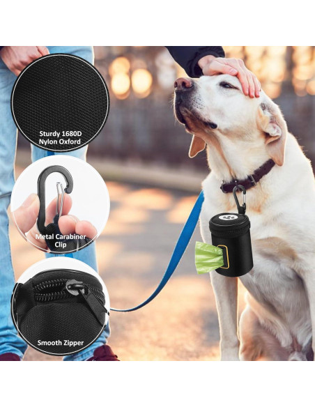 Dispensador de bolsas de excremento para perro SpruceDirect PS-01 - Nylon Oxford Dispensador de bolsas de excremento para perro SpruceDirect PS-01 - Nylon Oxford