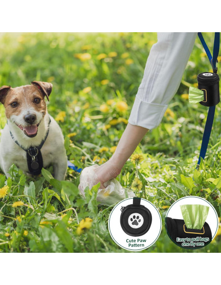 Dispensador de bolsas de excremento para perro SpruceDirect PS-01 - Nylon Oxford Dispensador de bolsas de excremento para perro SpruceDirect PS-01 - Nylon Oxford