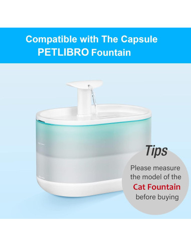 16 Filtros de Reemplazo VinDox para Fuente de Agua PETLIBRO PLWF002