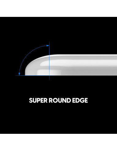 Patines de Ratón de Vidrio Superglide Tipo-S 6mm 9mm 12pcs Blanco