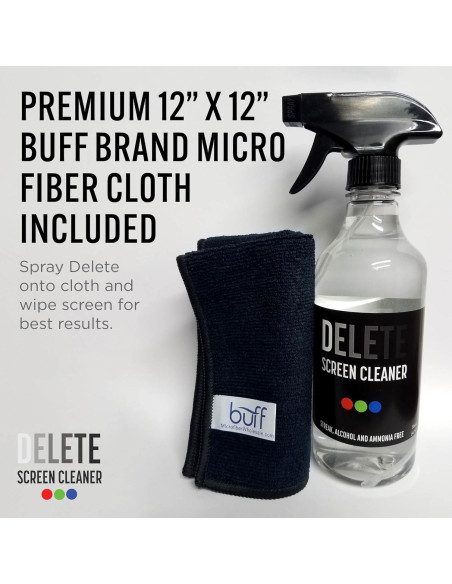 Limpiador de Pantallas Ardent Delete 473ml Spray Sin Rayas