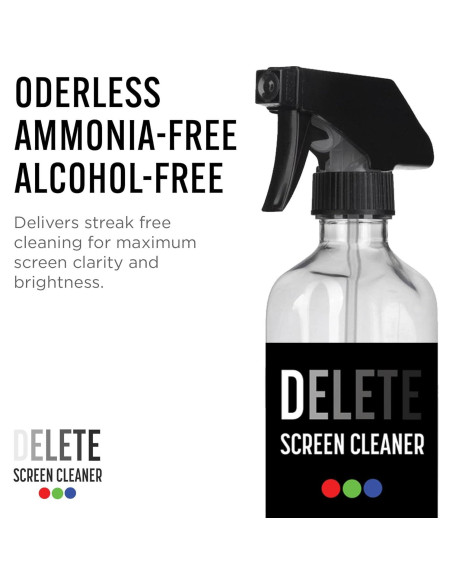 Limpiador de Pantallas Ardent Delete 473ml Spray Sin Rayas