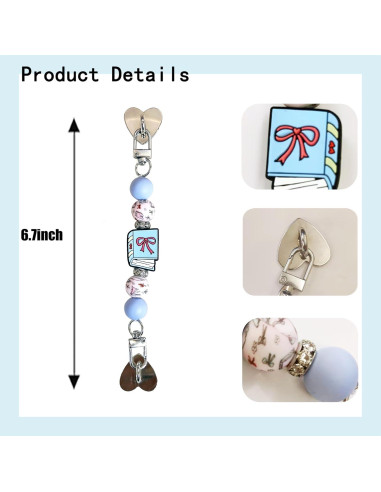 Correa de Silicona para E-Reader CuddleJunk con Perlas 17cm