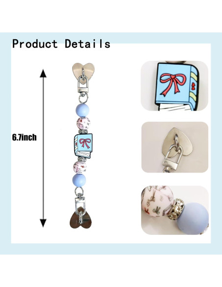 Correa de Silicona para E-Reader CuddleJunk con Perlas 17cm