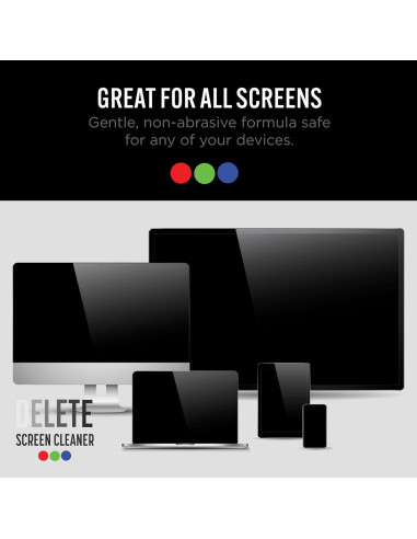 Limpiador de Pantallas Ardent Delete 473ml Spray Sin Rayas