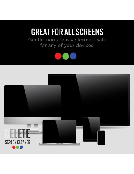 Limpiador de Pantallas Ardent Delete 473ml Spray Sin Rayas