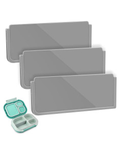 Divisor de caja de almuerzo Bentgo Modern - 3 piezas gris
