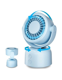 Ventilador de Mesa Motomate Azul 5" Portátil 3 Velocidades