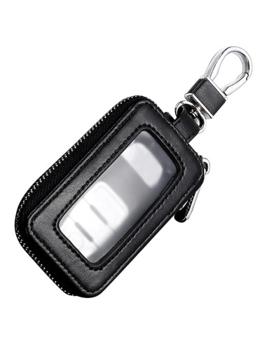 Cubierta de Llave de Coche Downhill DOWYSK3002BL-1PC, PU Negro