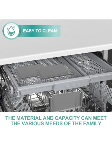 Divisor de caja de almuerzo Bentgo Modern - 3 piezas gris