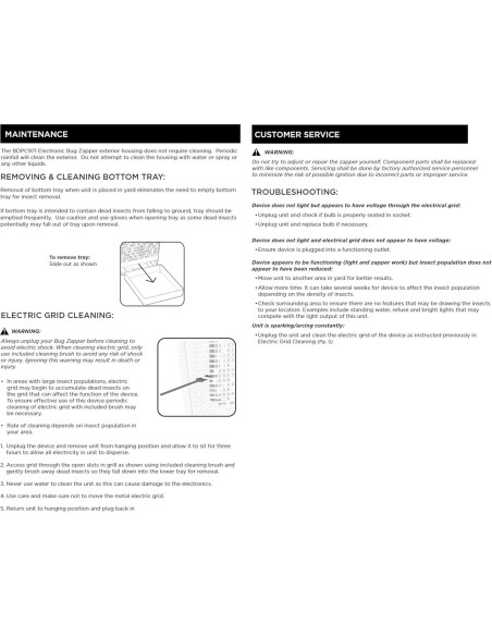 Zapper de Insectos Eléctrico BLACK+DECKER 0.2 Hectáreas