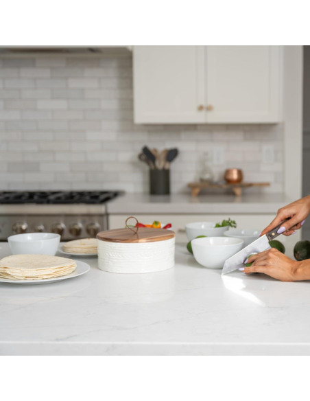 Calentador de Tortillas Cerámica Vintage Everbrook 21.6 cm