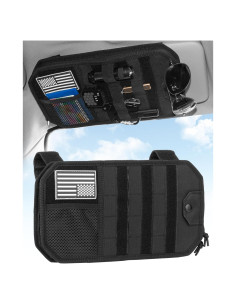 Organizador de Visera de Coche DEEPLITE Nylon 32.5x17.5cm
