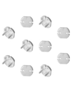 Cubiertas de Enchufes Fielect 10 Pcs Blancas a Prueba de Niños