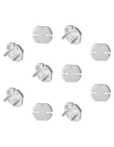 Cubiertas de Enchufes Fielect 10 Pcs Blancas a Prueba de Niños