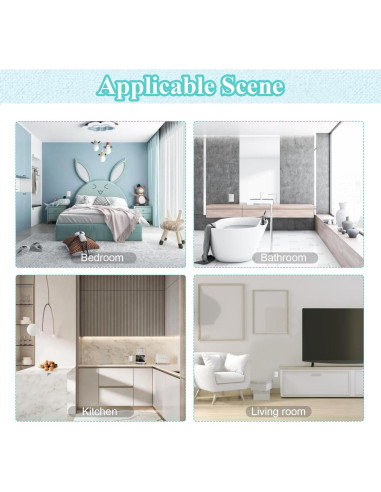 Cubiertas de Enchufes Fielect 10 Pcs Blancas a Prueba de Niños