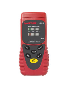 Probador de Cable LAN Amprobe LAN-1 LED Compacto