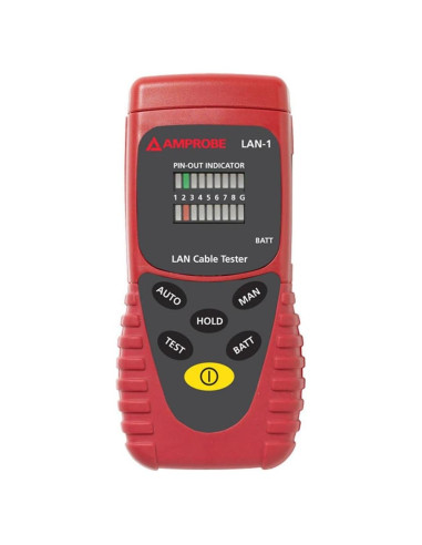 Probador de Cable LAN Amprobe LAN-1 LED Compacto