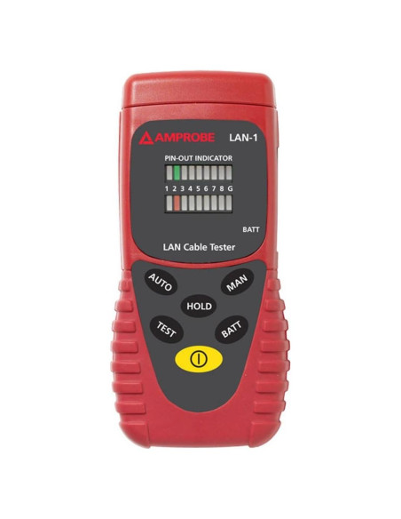 Probador de Cable LAN Amprobe LAN-1 LED Compacto