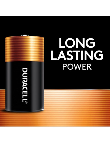 Baterías Alcalinas Duracell Coppertop C - Paquete de 8