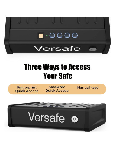 Caja Fuerte Biométrica Versafe GF06 para Pistolas con Acceso Rápido