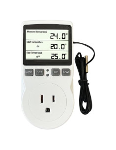 Termostato Digital Eléctrico Ecoartheating 1800W Blanco