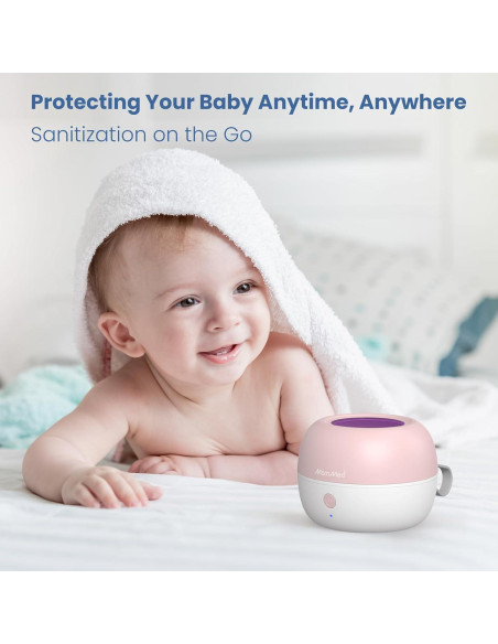 Desinfectador de Chupetes Portátil MomMed UV-C 99.98% Limpio