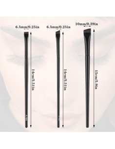 Set de 3 Cepillos de Cejas y Delineador DIVINA VITAE 2