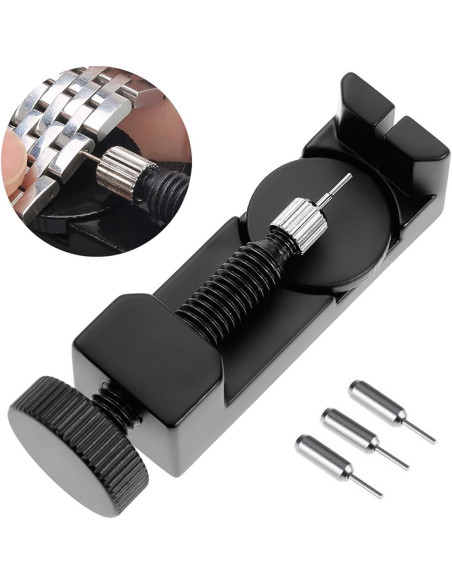 Extractor de eslabones de correa de reloj FENGMANG con 3 pasadores Extractor de eslabones de correa de reloj FENGMANG con 3 pasadores
